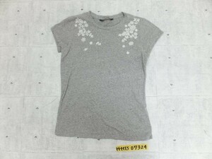 Abercrombie&Fitchアバクロ ビーズ刺しゅう ストレッチTシャツ