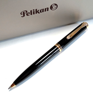 【plkb4】Pelikan　ペリカン　ボールペン　スーベレーン　K600　ブラック×ゴールド　黒　ツイスト式　Souveran　定価41,800円