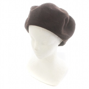 カシラ CA4LA ベレー帽 帽子 ウール 羊毛 茶 ブラウン DOU01695 ■GY18 /MQ レディース