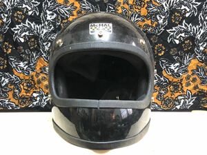 McHAL APOLLO フルフェイス ヘルメット マックホール アポロ サイズL ビンテージ 70s レーサー ヴィンテージ ブラック チョッパー