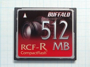 ★BUFFALO コンパクトフラッシュ ５１２ＭＢ 中古★送料８５円・１８５円