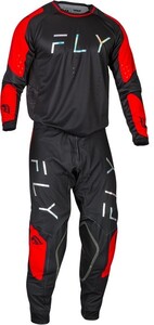 LX/34インチ MXウエア上下セット FLY 24 EVOLUTION DST ブラック/レッド ジャージ＆パンツ モトクロス 正規輸入品 WESTWOODMX