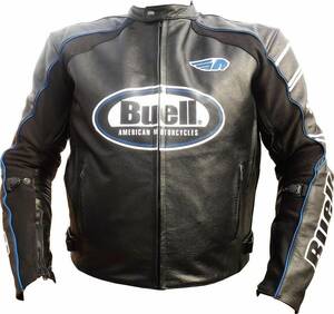 海外 送料込み 　高品質　ビューエル Buell　レーシング　レザージャケット　MOTOGP サイズ各種　本革　レプリカ　２