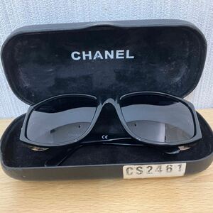 CHANEL シャネル ココマーク ゴールド金具 サングラス 眼鏡 ブラック