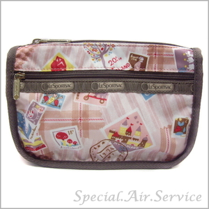 LeSportsac レスポートサック ポーチ バッグ小物 TRAVEL COSMETIC AIR MAIL ピンクマルチ 7315 K084