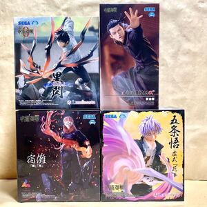 在庫2 未開封 劇場版 呪術廻戦0 Luminasta 乙骨憂太 黒閃 懐玉・玉折 五条悟 虚式 宿儺「■」「開」 FIGURIZMα 夏油傑 フィギュア 4種