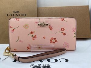 新品未使用 COACH 長財布 ミスティカル フローラル プリント