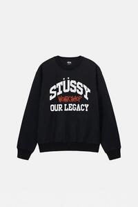 stussy OL COLLEGIATE PIG. DYED CREW