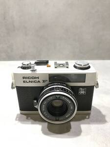 S9069◇RICOH リコー ELNICA F エルニカF フィルムカメラ カメラ RIKENON LENS f=40mm 1:2.8 シャッターOK【未確認】241212