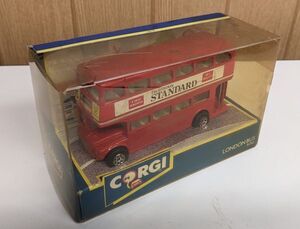 hh417 ●【当時物】コーギー/Corgi ミニカー ロンドン2階建てバス LONDON BUS イギリス 英国 ルートマスター Routemaster/60