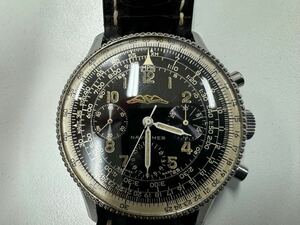 アンティーク ブライトリング ナビタイマー Ref.806 BREITLING NAVITIMER SS 手巻き 黒 ファーストモデル 1st Cal.ヴィーナス178