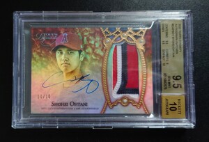 【BGS9.5】Topps Dynasty 2022 大谷翔平 直筆サインカード 10/10 ロサンゼルス・エンジェルス ロサンゼルス・ドジャース MVP 50/50