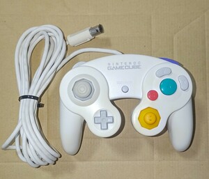 純正品　ニンテンドー　ゲームキューブ　コントローラー　ホワイト　Nintendo GameCube Controller GC