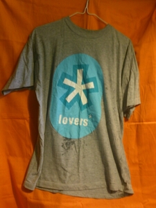 ◎送料込み！中古品　半袖　Tシャツ lovers*　グレー