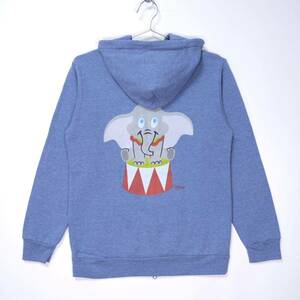 【送料無料】BEAMS T(ビームスティー)×Disney(ディズニー)/The Wonderful! design works./ダンボ ジップパーカー/裏起毛/Mサイズ