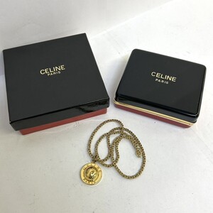 G250-I69-399 CELINE セリーヌ ネックレス ゴールドカラー スターボール レディース 箱付き ケース付き アクセサリー