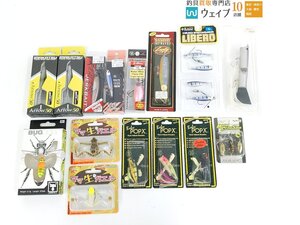 メガバス ベビーポップX 3/16oz・イマカツ アイアロー 50F 3Dリアリズム・ジャッカル バグドッグ 等計15個未使用