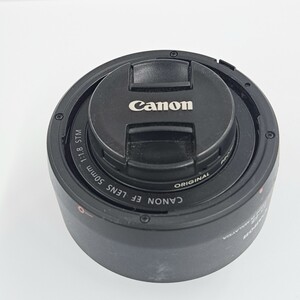 T147 カメラレンズ CANON Canon キヤノン ES-68 EF LENS 50mm 1:1.8 STM Φ49mm カメラ レンズ ジャンク品 中古 訳あり