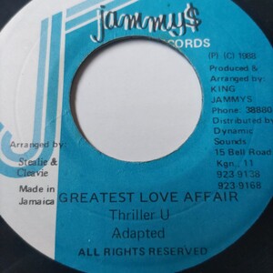 Thriller U /Gretest Love Affair Winey Winey Riddim