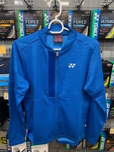 【58095(002) M】MIZUNO(ミズノ)ウィメンズニットウォームアップシャツ ブルー M 新品未使用タグ付　バドミントン テニス ソフトテニス