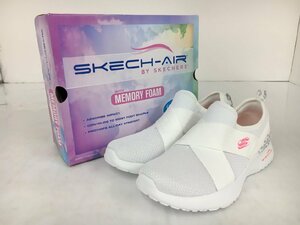 スケッチャーズ SKECHERS レディース SKECH-AIR 23.5cm WHT 149664 スニーカー ホワイト 未使用 2410LS124