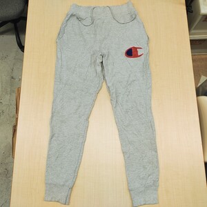 2404034 Champion REVERSE WEAVE チャンピオン ロゴワッペン スウェットパンツ L 灰色 RN#1576354 18K 739038