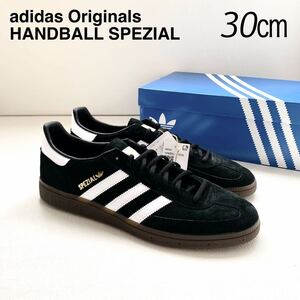 新品 アディダス adidas Originals HANDBALL SPEZIAL 30㎝ ハンドボール スペツィアル スニーカー SPZL 黒 希少サイズ ガムソール US12