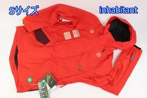 inhabitant インハビタント メンズ スノーボードジャケット LONG JACKET ロングジャケット S レッド IH6720T06 スポーツ R2311-225