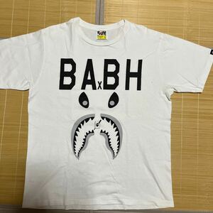 A BATHING APE BAPE KAWS BOUNTY HUNTER MAD SHARK tee tシャツ L BABY MILO バウンティーハンター　L STA general