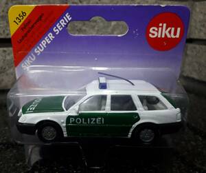 レア 未開封 siku ジク アウディ A6 アバント パトカー POLIZEI police ポリス トミカサイズ 廃盤 絶版 警察 緊急車 ミニカー ドイツ 模型