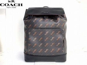 極美品★送料無料★ コーチ COACH メンズ レディース ターナー ウィズ ホース アンド キャリッジ バッグパック リュックサック