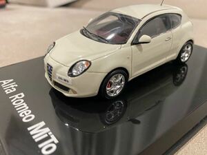 NOREV 1/43 Alfa Romeo MiTo ビアンコスピノホワイト　PROVENCE MOULAGE アルファロメオミト ミニカー 中古 プロバンス ムラージュ