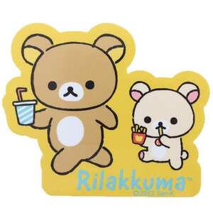 リラックマ ダイカットビニールステッカー ビッグシール Plain Rilakkuma リラックマ コリラックマ サンエックス キ