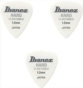 Ibanez アイバニーズ 新素材エラストマーを使用した新感覚ピック 3枚入 ティアドロップ形状 HARD 1.2mm