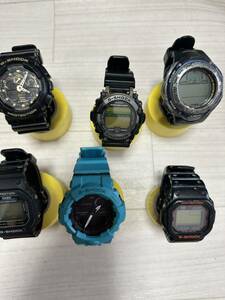 腕時計 CASIO G-SHOCK MGR-1 SPF-40 GW-M5610 GBA-800 GA-100 DW-5600 6台まとめて売る