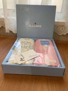 【未使用】ILLUMS ゲストタオル ウォッシュタオル 2枚タオルセット 