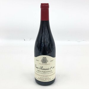 Emmanuel ROUGET エマニュエルルジェ 赤ワイン ヴォーヌロマネ 2007 13.5% 750ml 未開栓 国外酒【CKAS7040】