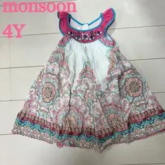 MONSOON 4Y ノースリーブワンピース