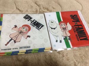 SPY×FAMILY CODE: White★スパイファミリー★オリジナルハンカチ★2枚セット★ほっともっと★アーニャ★ロイド★ヨル★非売品