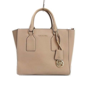 マイケルコース MICHAEL KORS ハンドバッグ レザー キーフック ベージュ ■GY14 レディース