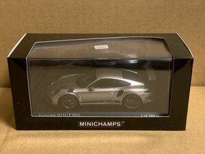 ミニチャンプス 1/43 2018 ポルシェ 911 GT3 RS 991.2 シルバー 399台限定 PMA 1/43 Porsche 911 GT3 RS