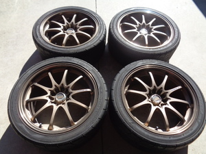 超美品【希少品】レイズ　ボルクレーシングCE28N　18インチタイヤホイール【４本セット】RAYS　9J+35　245/40R18　FORGED