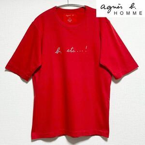 【激レア超美品】agnis b アニエスベー 日本製 新宿ISETAN MEN’S限定 半袖ロゴTシャツ size 2 M