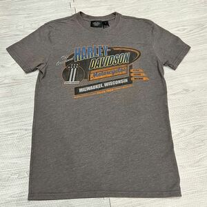 【即決】USA製 ハーレーダビッドソン S HARLEY DAVIDSON Tシャツ ハーレー ビンテージ バイカー 2014 半袖tシャツ