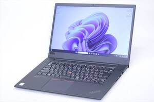 【1円～】32GBメモリ GTX1650 Corei7 Windows11搭載 ThinkPad X1 Extreme i7-9750H RAM32G SSD512G 15.6FHD GTX1650-4G