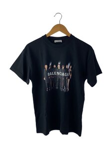 BALENCIAGA◆Tシャツ/XS/コットン/BLK/612965//