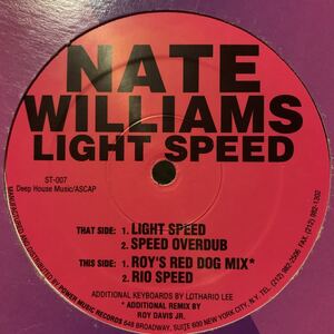 [ Nate Williams - Light Speed - Sex Trax ST-007 ] Roy Davis Jr.