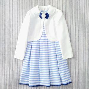 △送料込△★極美品★sakura/サクラ＊アンサンブルスーツ(ボレロ/ワンピース)130㎝