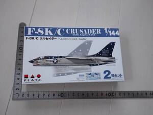 プラッツ PLATZ F-8K/C CRUSADER Hells Angels/NASA F-8K/C クルセイダー ”ヘルズエンジェルズ/NASA” 1/144 ２機セット　レア絶版？