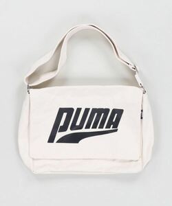 【PUMA / プーマ】フラップショルダーバッグ ホワイト 白